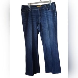 *****SOLD***** Seven7 Luxe Boot Cut Jeans Dark Blue Size 20